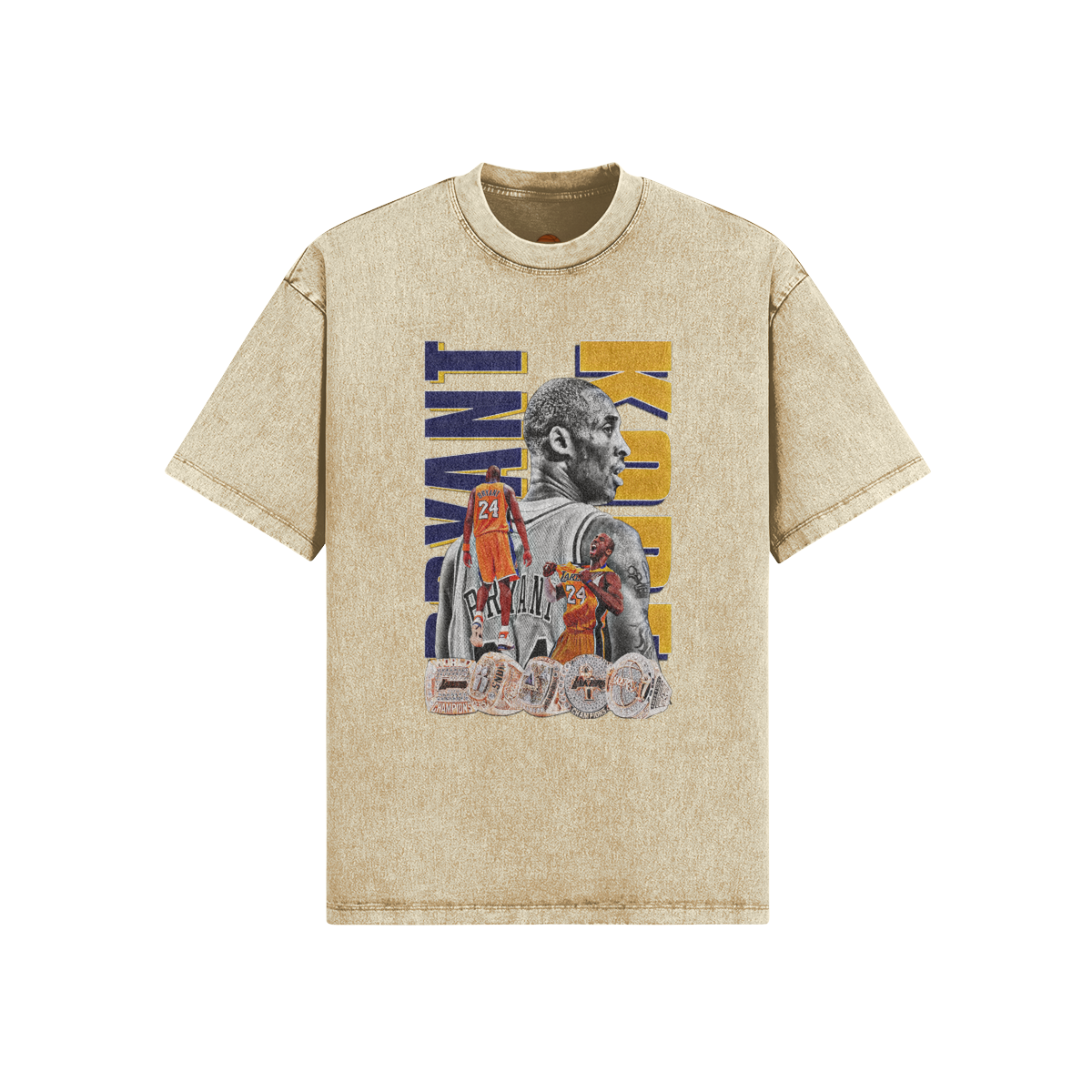 Kobe 5 Rings Vintage Tee