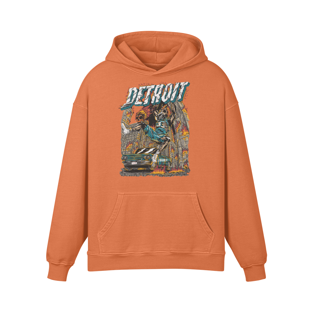 Pistons Vintage Hoodie