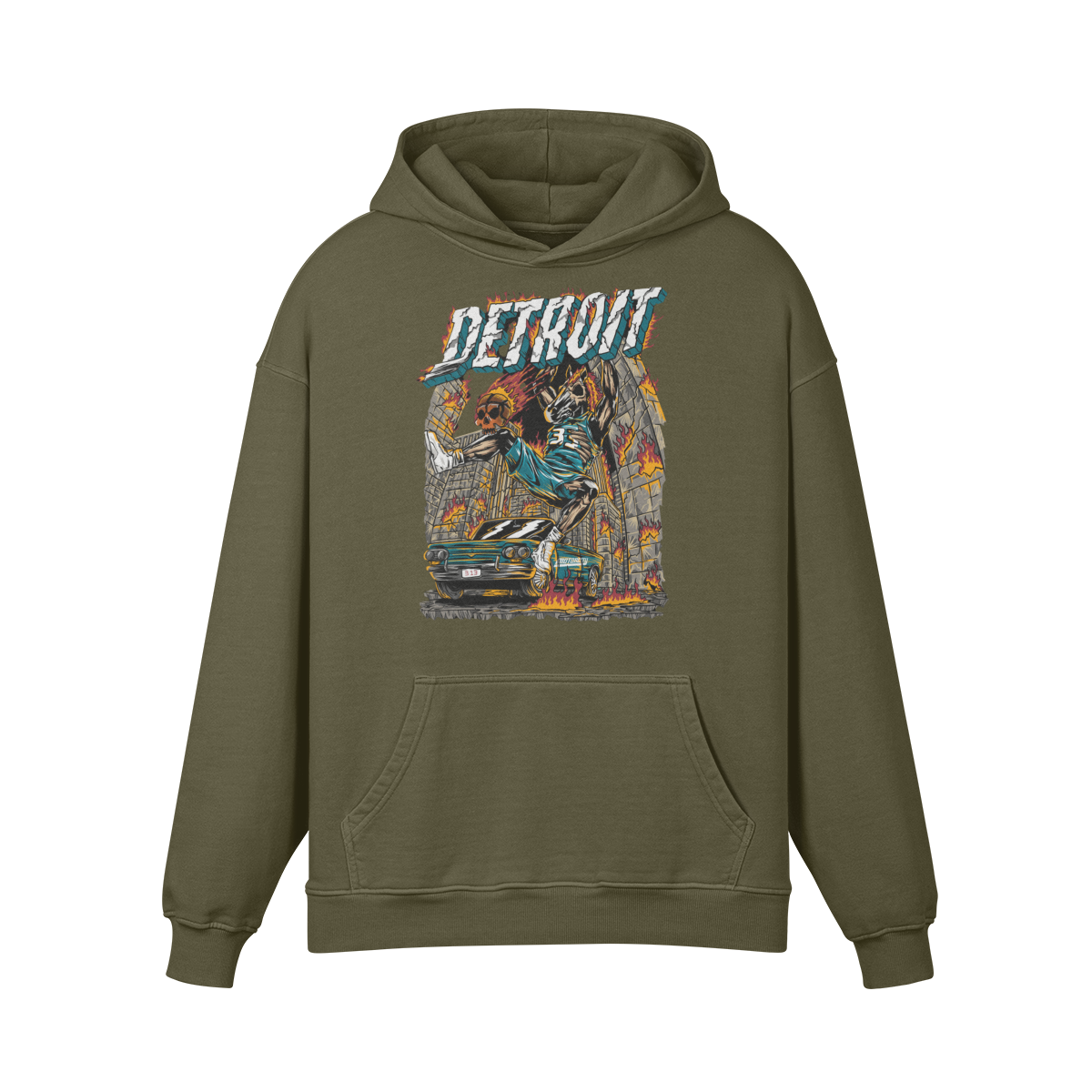 Pistons Vintage Hoodie